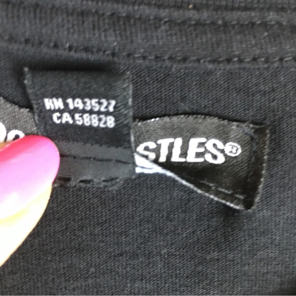 Crooks & Castles Streetwear Short Sleeve Black T-Shirt Red White Graphic Sz 3XL - Picture 12 of 12